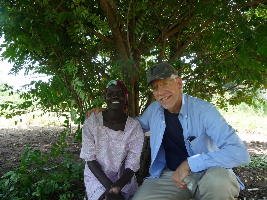 Dr. Eibner with Akec Akec Wol, one of the 412 people freed from slavery in September 2011 through CSI's underground network.