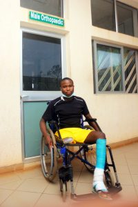 Victor Markus after being released from hospital