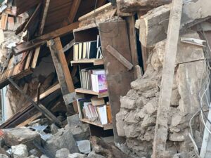 Antioch church destroyed in earthquake.